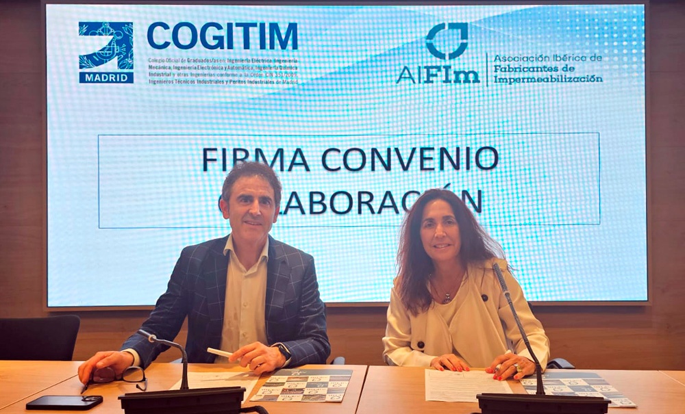 REHABILITA CON ?XITO | AIFIm y COGITIM firman un convenio para fomentar la impermeabilización eficiente y de calidad en el ámbito industrial REHABILITA CON ÉXITO | AIFIm y COGITIM firman un convenio para fomentar la impermeabilización eficiente y de calidad en el ámbito industrial